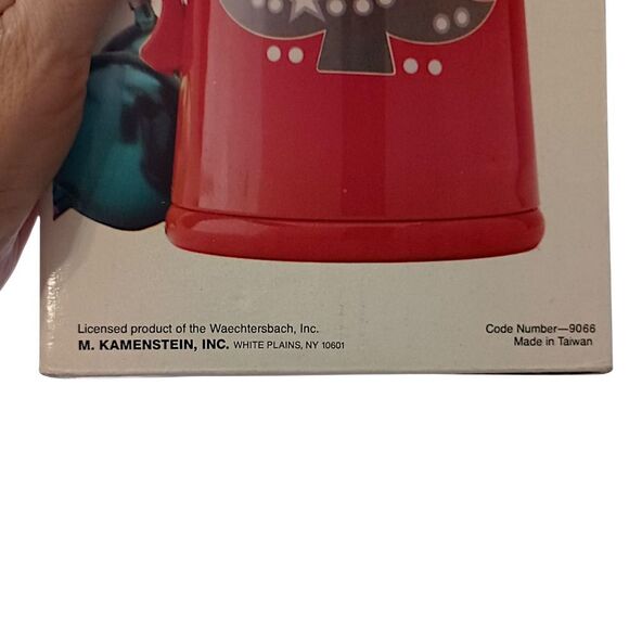 Waechtersbach Thermal Carafe Christmas Tree 1 Liter Vacuum Red Hot Cold Vintage - Picture 3 of 16